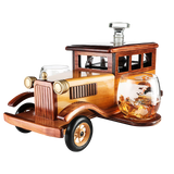 (CANADA ONLY) Vintage Car Decanter and Glasses Set