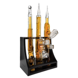 3 Gun Whiskey Decanters Set AR15, AK47, & Rifle Gun Decanter Set 1000ml