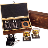 Luxurious Whiskey Stones & Glasses Gift Set - 2 XL