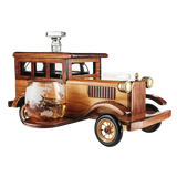 (CANADA ONLY) Vintage Car Decanter and Glasses Set