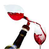 Italian Wine Aerator Decanter, Aerator Pourer, Red & White In Bottle Aerators, Makes Your Wines Taste Better, Italian Design Decanter, Whiskey & Spirits Gifts, 2x5 Inches Areadivino Aerator Clear