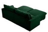 PERTH 86" Loveseat with 2 Ottomans
