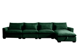 PERTH 157" 4-Seater Sofa with 1 Ottoman