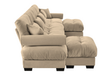 CLOUDIES 173" 4 Seater Sofa with 2 Ottomans