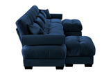 CLOUDIES 173" 4 Seater Sofa with 2 Ottomans