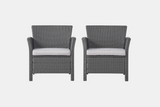 SENIA 28" Outdoor Chair - Set of 2