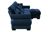 CLOUDIES 134" 3 Seater Sofa with 1 Ottoman