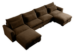 PERTH 157" 4-Seater Sofa with 2 Ottomans 12