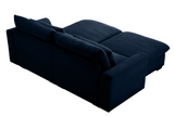 PERTH 86" Loveseat with 2 Ottomans