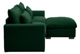 PERTH 86" Loveseat with 1 Ottoman