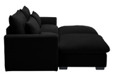 PERTH 86" Loveseat with 2 Ottomans