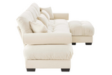 CLOUDIES 134" 3 Seater Sofa with 1 Ottoman