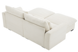 PERTH 86" Loveseat with 2 Ottomans