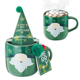 Mug With Hot Cocoa Mix & Marshmallows Green Elf Mug