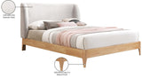 Ventura Bed: Elevate Your Bedroom with Mid-Century Modern Style and Elegant Winged Headboard Design