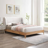 Ventura Bed: Elevate Your Bedroom with Mid-Century Modern Style and Elegant Winged Headboard Design