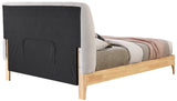 Ventura Bed: Elevate Your Bedroom with Mid-Century Modern Style and Elegant Winged Headboard Design