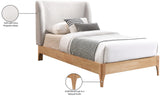 Ventura Bed: Elevate Your Bedroom with Mid-Century Modern Style and Elegant Winged Headboard Design