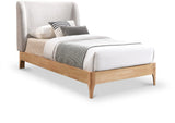 Ventura Bed: Elevate Your Bedroom with Mid-Century Modern Style and Elegant Winged Headboard Design