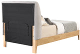 Ventura Bed: Elevate Your Bedroom with Mid-Century Modern Style and Elegant Winged Headboard Design