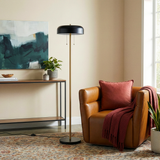 Vesper Floor lamp with Black outer and White inner