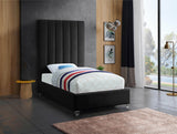 Via Upholstered Contemporary Bed – Luxurious Channel Tufting, Sleek Design, Perfect for Modern Bedrooms
