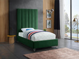 Via Upholstered Contemporary Bed – Luxurious Channel Tufting, Sleek Design, Perfect for Modern Bedrooms