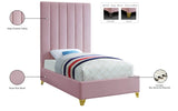 Via Upholstered Contemporary Bed – Luxurious Channel Tufting, Sleek Design, Perfect for Modern Bedrooms