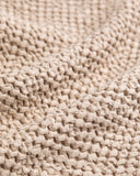 Linen hair towel turban in Beige