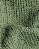 Forest green waffle blanket