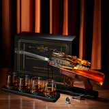 Gifts for Men Dad, Whiskey Decanter Set - Sniper Scope Glass Gun AR Limited Edition
