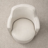 Yisa Modern Swivel Small Barrel Chair (Set of 2)