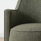 Yisa Modern Swivel Small Barrel Chair (Set of 2)