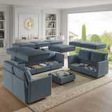 Harmetrix Oversized Soft Sectional Couch with Storage