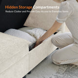 Harmetrix 8-Seater Soft Sectional Couch with Storage