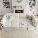 Harmetrix Oversized Soft Sectional Couch with Storage