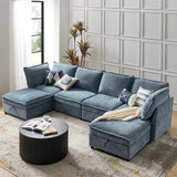 Harmetrix Oversized Soft Sectional Couch with Storage