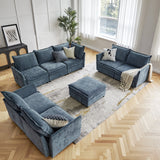 Harmetrix Oversized Soft Sectional Couch with Storage