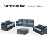 Harmetrix Oversized Soft Sectional Couch with Storage