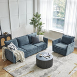 Harmetrix Oversized Soft Sectional Couch with Storage
