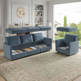 Harmetrix Oversized Soft Sectional Couch with Storage