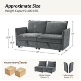 Harmetrix Oversized Soft Sectional Couch with Storage