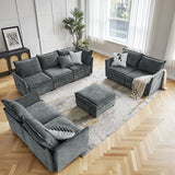 Harmetrix Oversized Soft Sectional Couch with Storage
