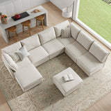 Harmetrix Oversized Soft Sectional Couch with Storage