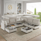 Harmetrix Oversized Soft Sectional Couch with Storage