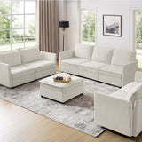 Harmetrix Oversized Soft Sectional Couch with Storage