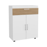 Belton Shoe Rack with Double Doors and Interior Shelves, Freestanding Footwear Storage Cabinet for Entryways, Bedrooms, and Closets, Stylish and Modern Shoe Organizer