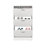Inola High 3-Tier Pull Down Shoe Rack, Space-Efficient Entryway and Bedroom Shoe Storage with Pull-Down Doors, Stores Up to 18 Pairs of Shoes, Sleek Design for Maximizing Organization in Compact Spaces