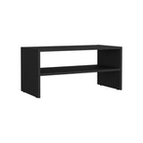 TUHOME Basic Two-Tier Stackable Shoe Rack with Spacious Shelving, Durable Structure for Footwear Organization, Space-Saving Design for Closets and Entryways, Ideal for Expanding Storage and Keeping Everyday Shoes Accessible