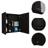 Sines Mirror Medicine Cabinet with Double-Door Mirrored Front, Four Interior Storage Shelves, Minimalist Wall-Mounted Design and Space-Saving Bathroom Organization for Daily Essentials and Modern Home Convenience
